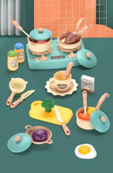 360Home Simulation Kinderküche Spielzeugset Kochset KüchePaketgröße: 70.5cm*48.5cm*67cm  Sofortiger Rauch nach Zugabe von Wasser für ein realistischeres Kocherlebnis.  Drei  Batterien für Gasbrenner zum Einschalten und Spielen.  Zart polierte Oberfläche u
